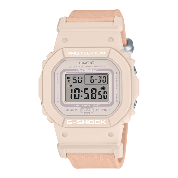 G-Shock 中号数字粉色树脂表带手表 GMDS5600CT-4D