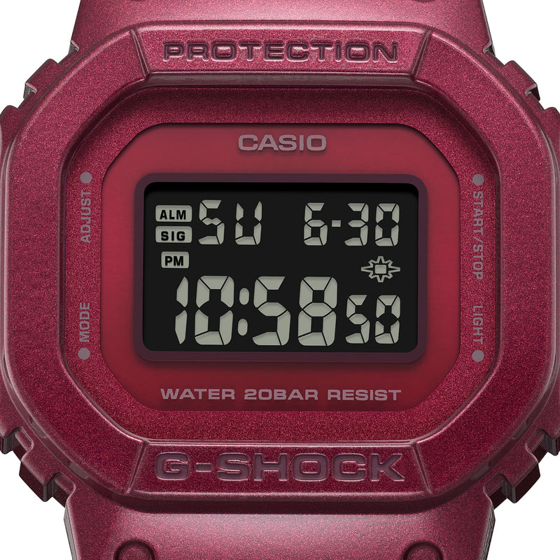 G-Shock 中号数字米色树脂表带手表 GMDS5600RB-4D