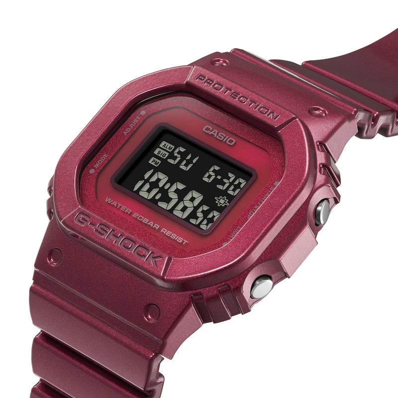 G-Shock 中号数字米色树脂表带手表 GMDS5600RB-4D