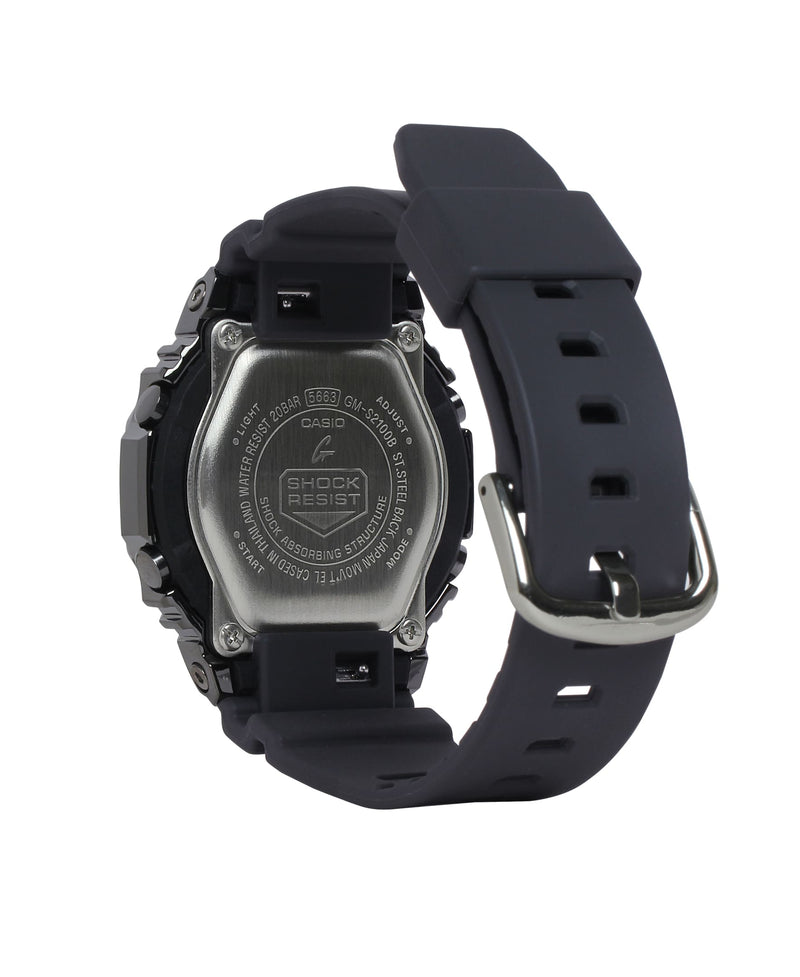 G-Shock 数字黑色树脂表带手表 GMS2100B-8A