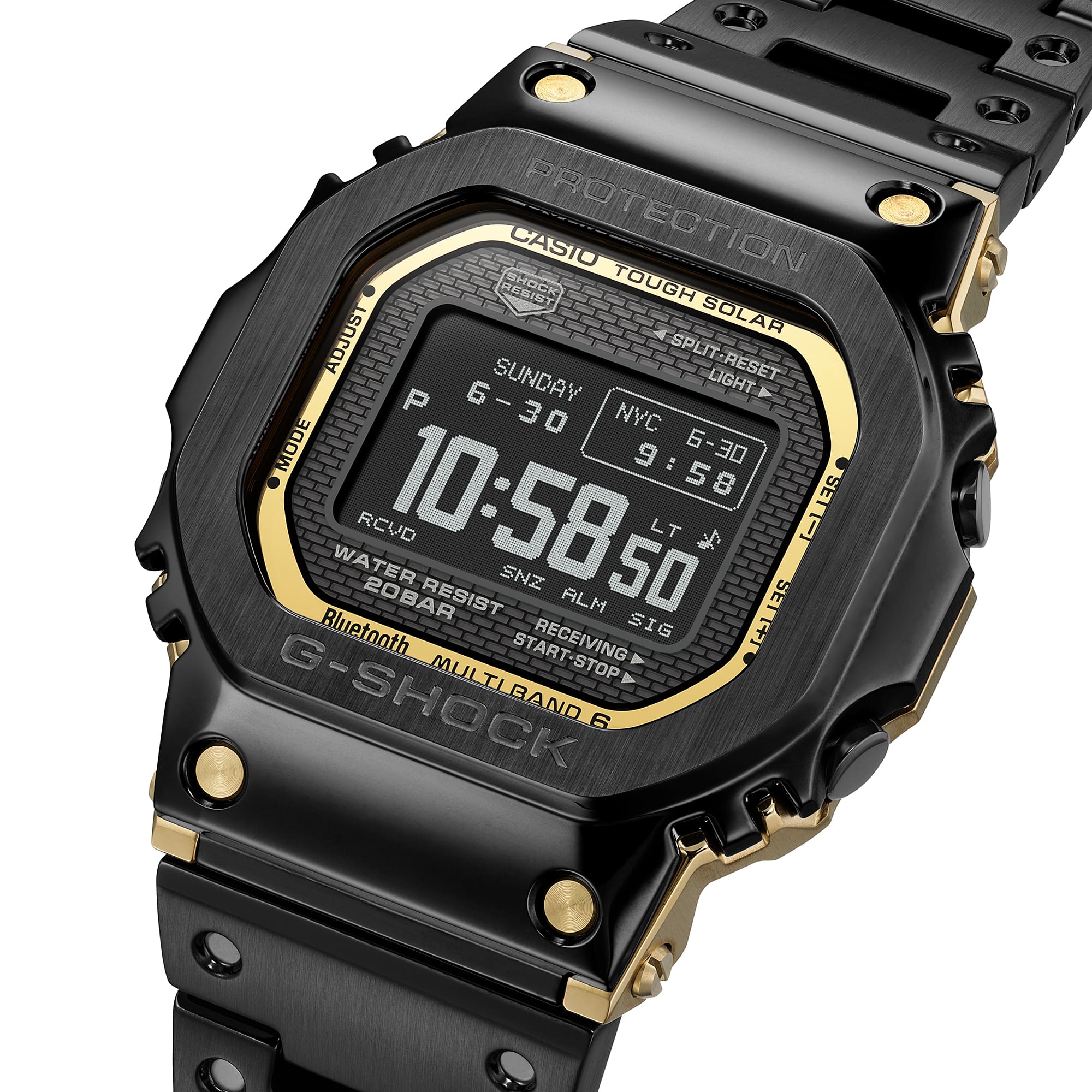 G-Shock Full Metal Black Dial Stainless Steel Watch GMWBZ5000BD-1D