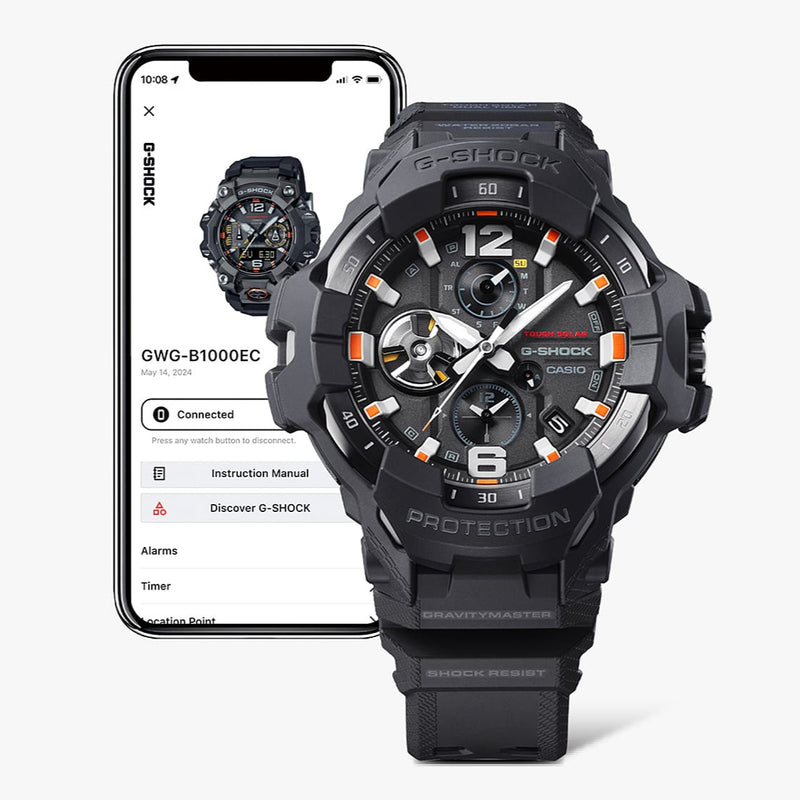 G-Shock Master of G-Land Mudmaster 黑色树脂表带手表 GRB300EC-1A