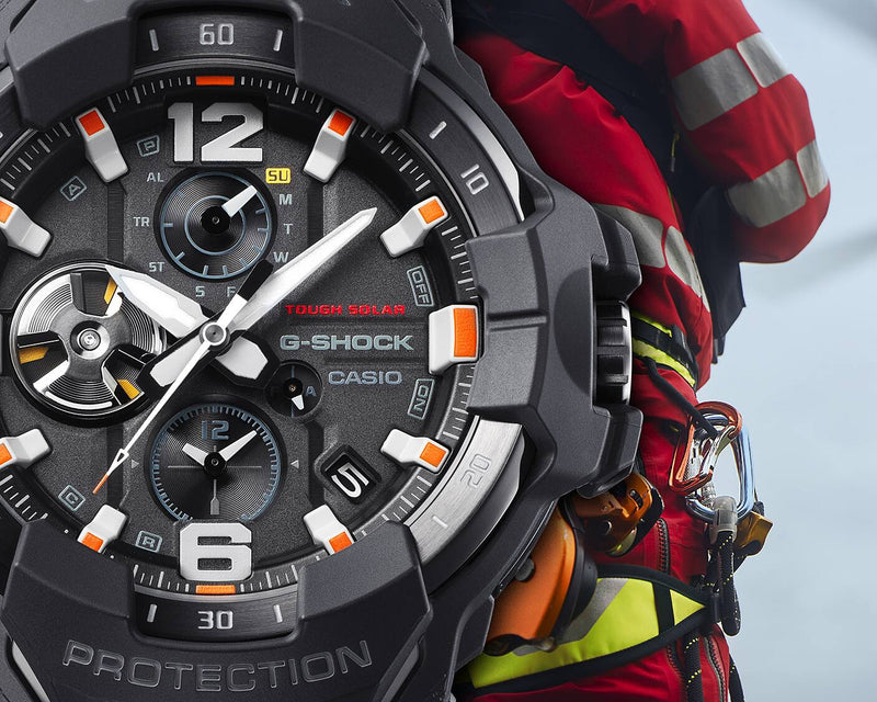G-Shock Master of G-Land Mudmaster 黑色树脂表带手表 GRB300EC-1A