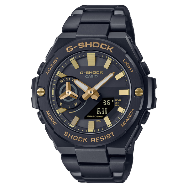 G-Shock Black Stainless Steel Solar Watch GSTB500BD-1A9