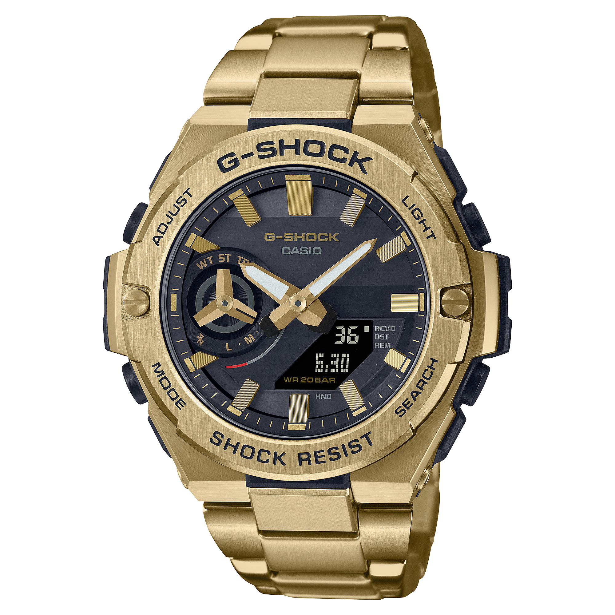 G-Shock Gold Stainless Steel Solar Watch GSTB500GD-9A