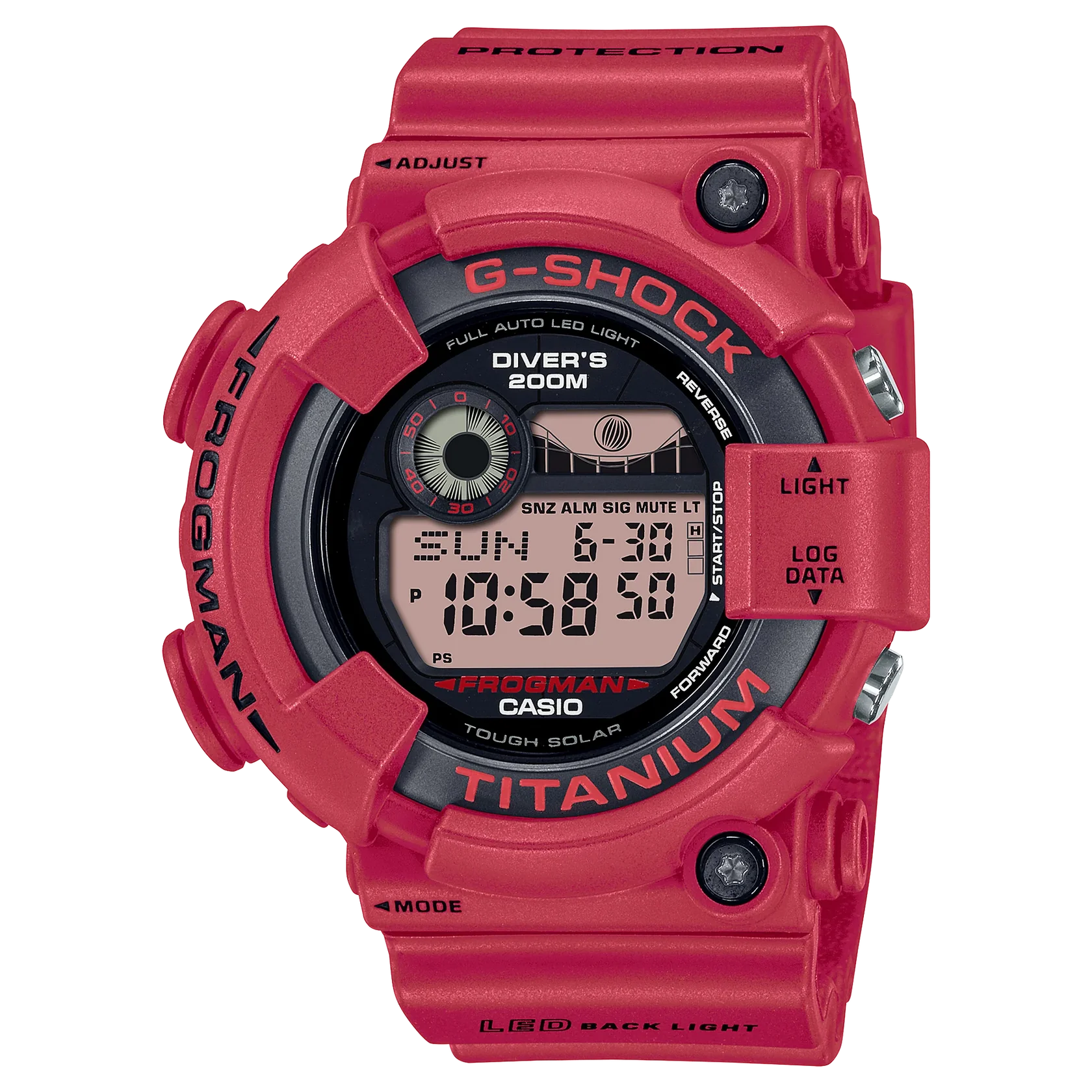 G-Shock Frogman Red Rubber Band Men's Watch GW8230NT-4D