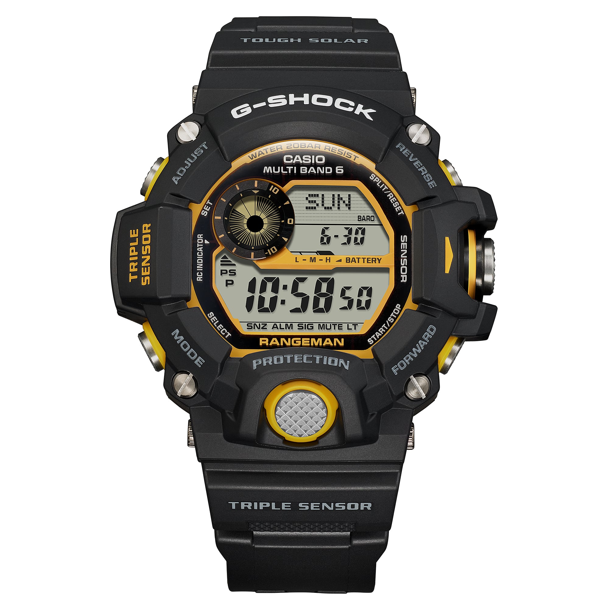 G-Shock Master of G Rangeman Black Resin Band Watch GW9400Y-1D