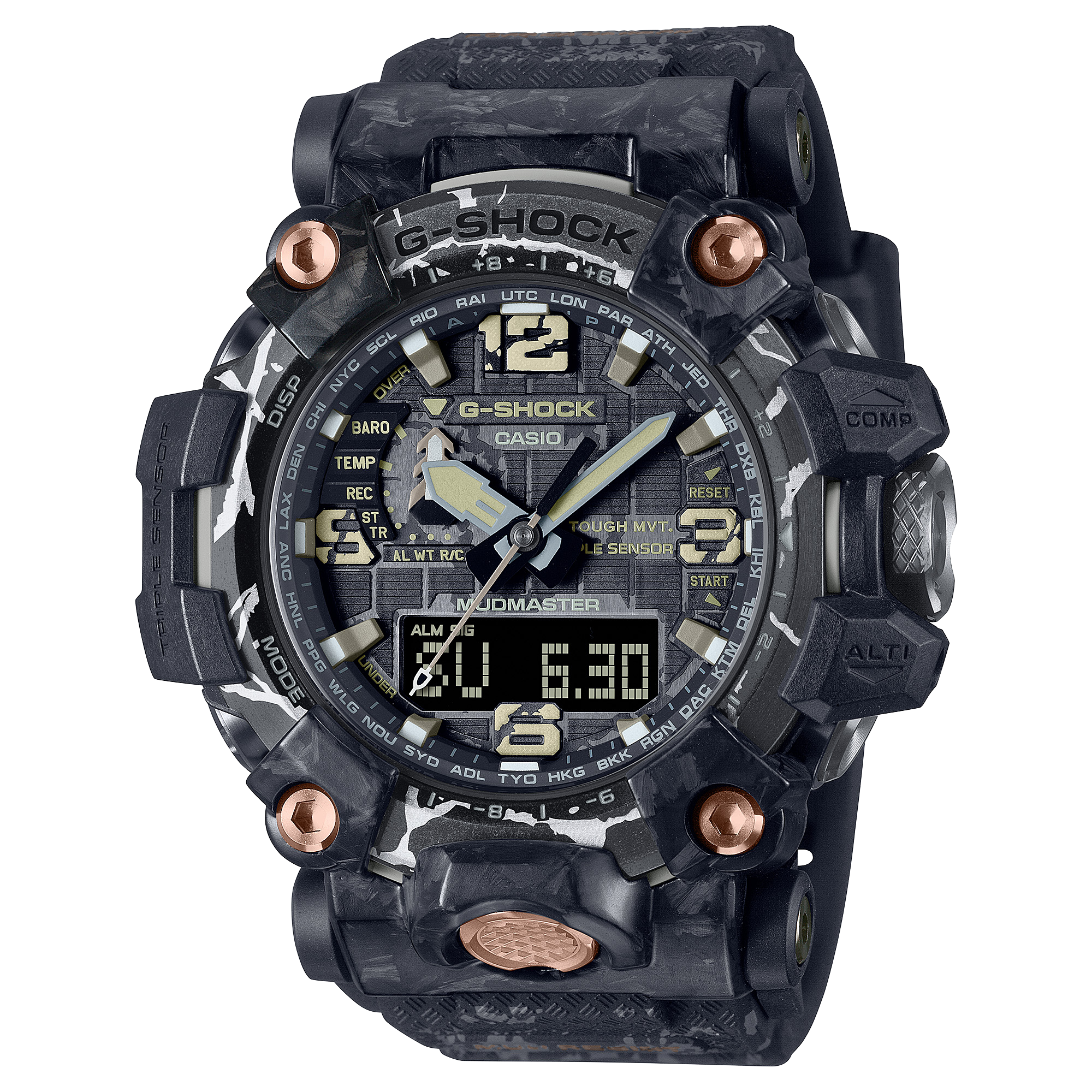 G-Shock Mater of G-Land Mudmaster Resin Band Watch GWG2000CR-1A