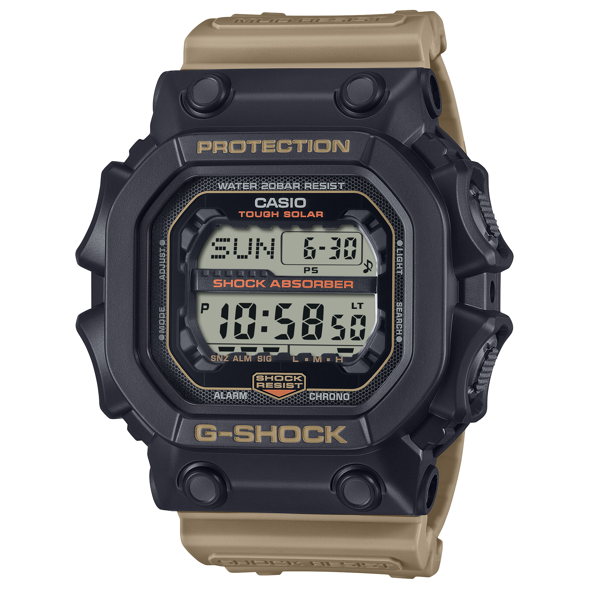 Casio Brown Resin Band Watch GX56TU-1A5