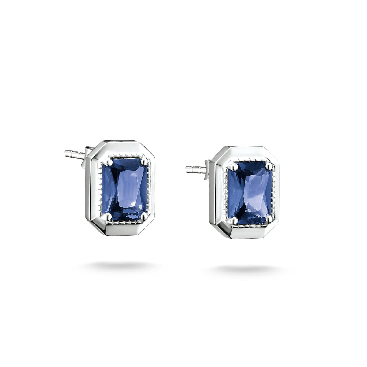 Thomas Sabo Ear studs with nanocrystal in octagon cut