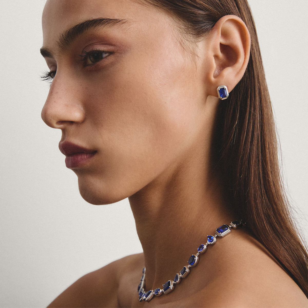 Thomas Sabo Ear studs with nanocrystal in octagon cut