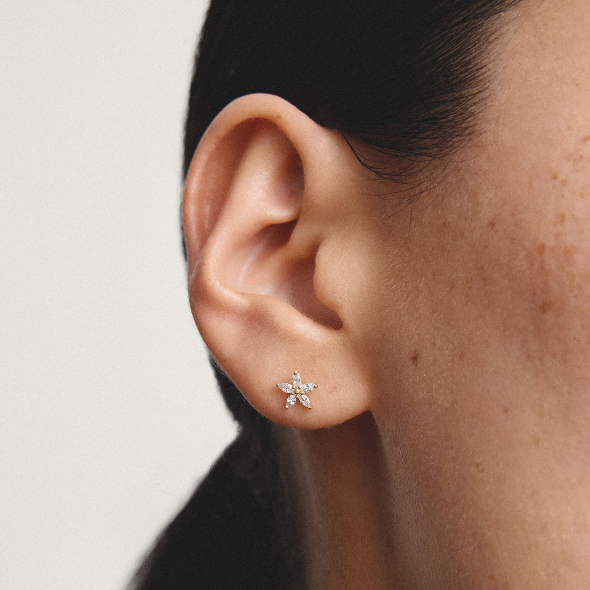 Thomas Sabo Stud earrings flower with zirconia TH2376MY TH2376MY view 2
