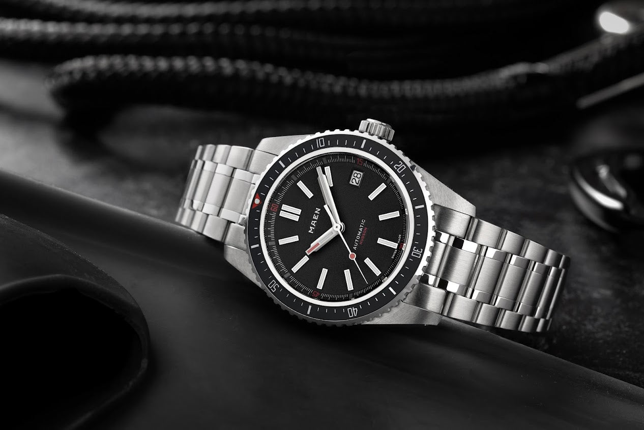 MAEN Hudson 38 MK5 Black Dial Date Automatic Watch M1.1.5