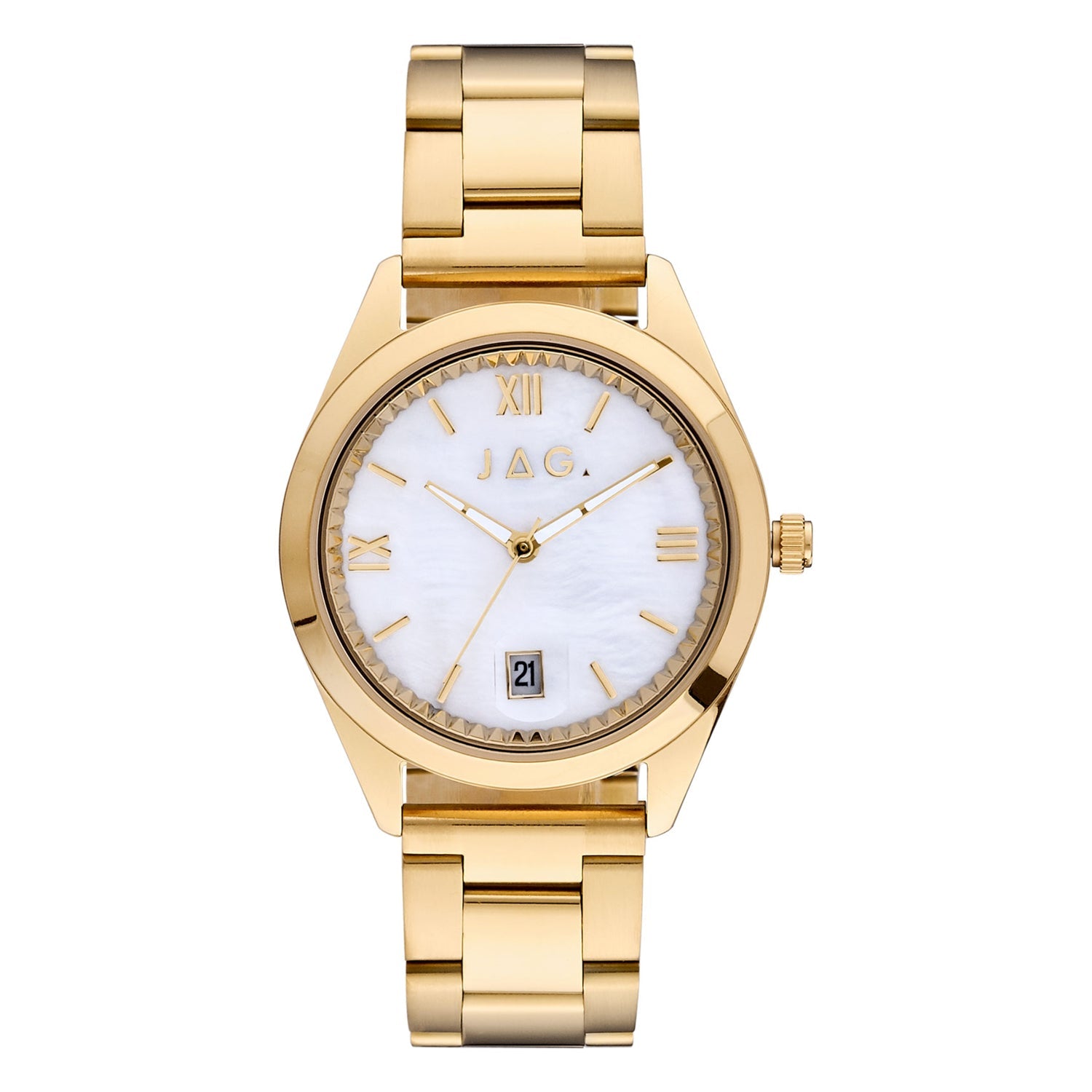 Jag Finley Gold Stainless Steel 36mm Watch for Women 2024 Release