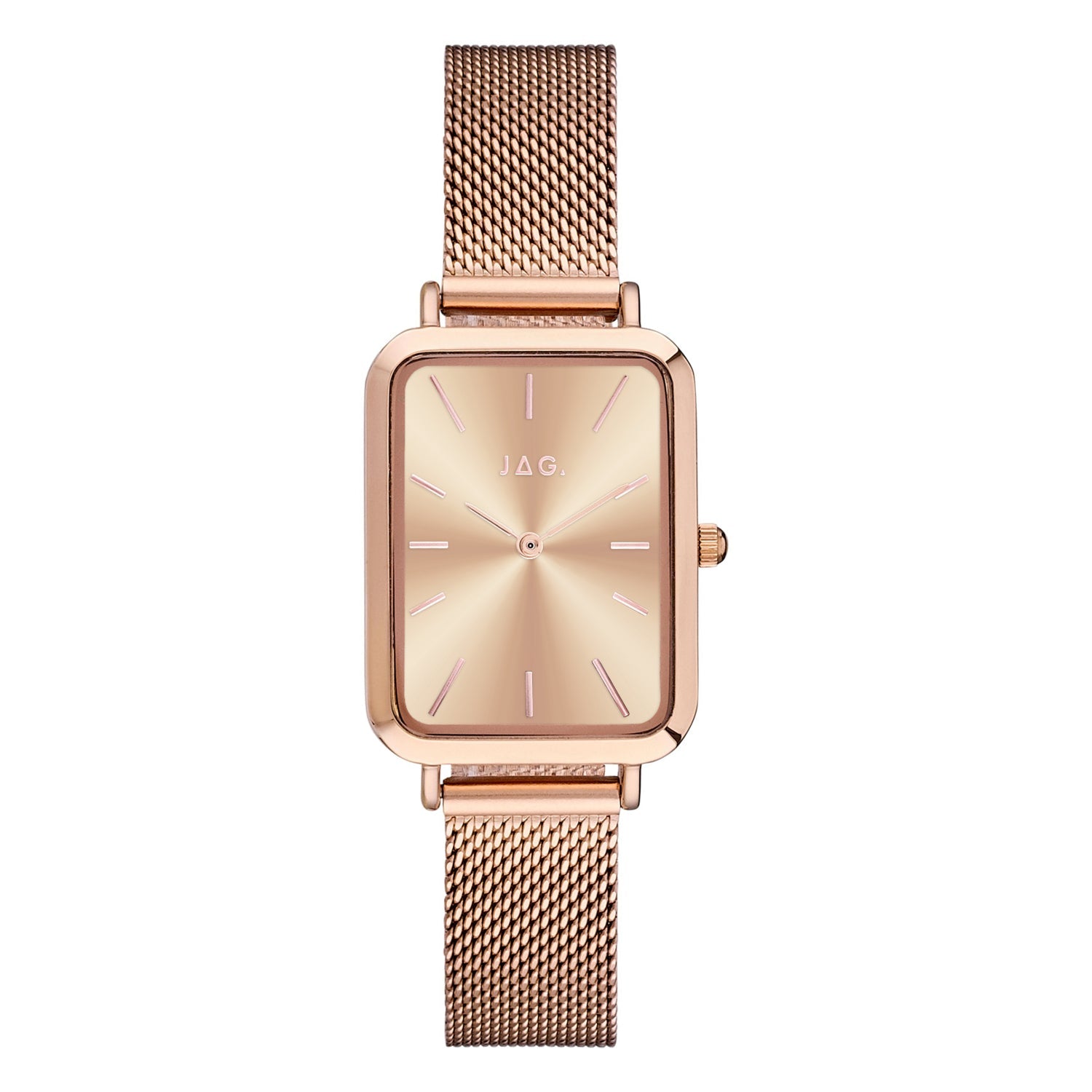 Jag Orana Rose Gold Alloy 34mm Ladies Watch Elegant Minimalist Design