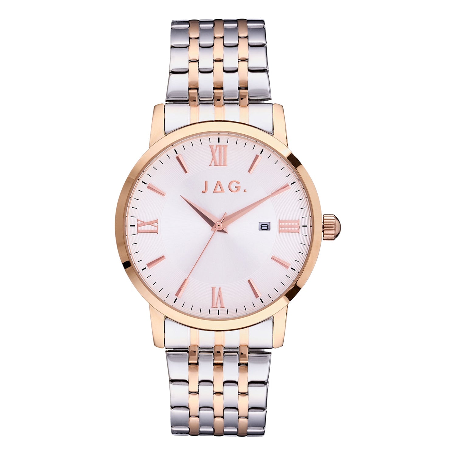 JAG Banks Two Tone Stainless Steel 42mm Watch for Men 2024