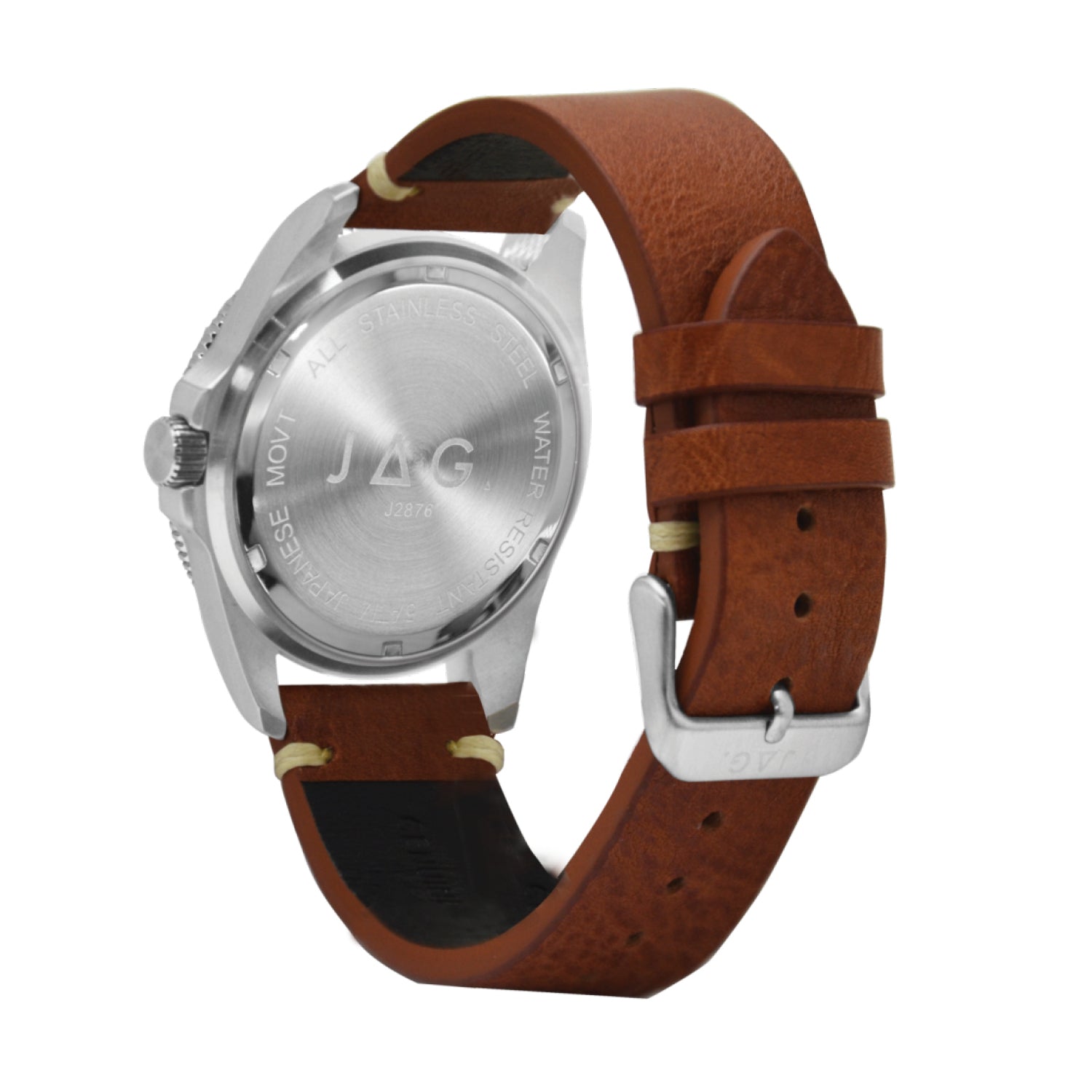 Jag Windsor 44mm Brown Stainless Steel Watch for Men 2024 Model