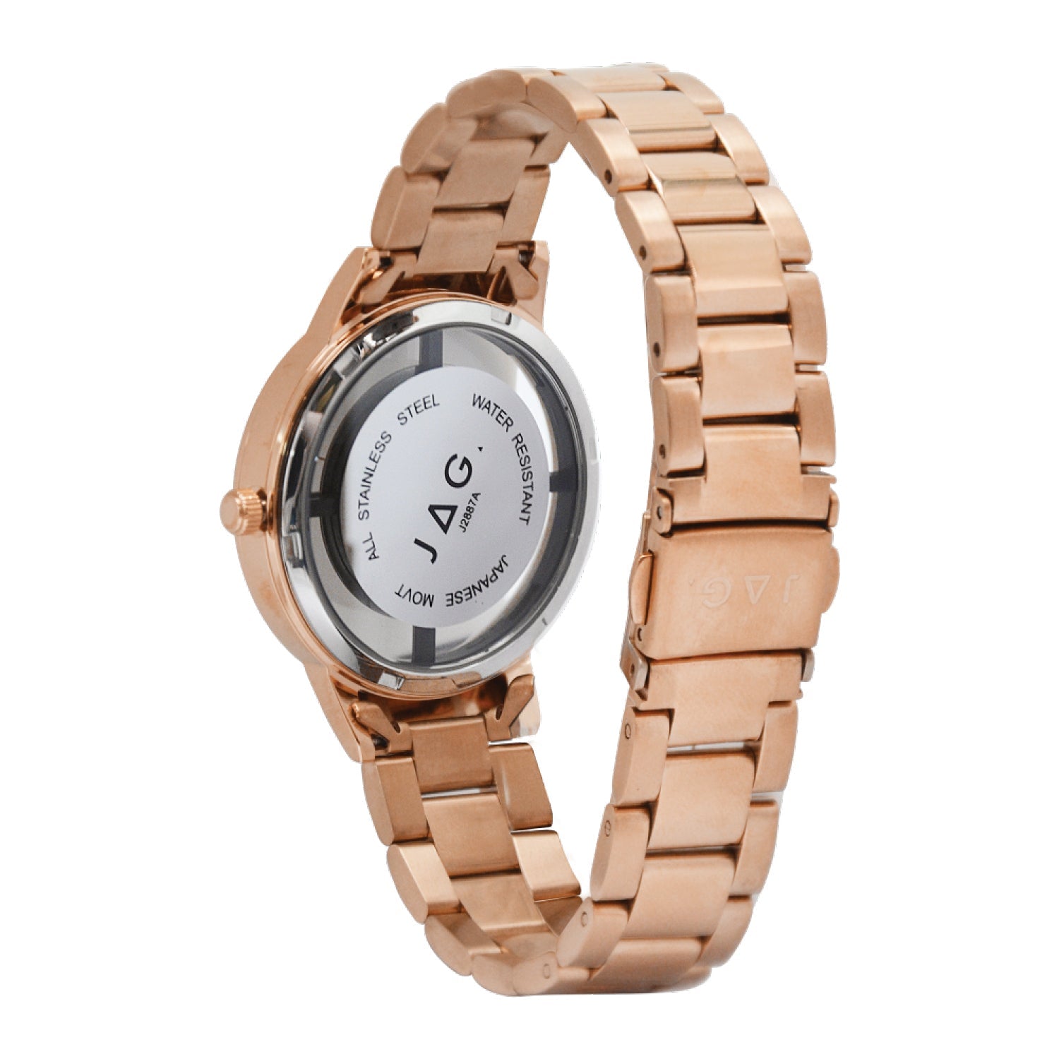 JAG Shelley Rose Gold Stainless Steel Mother Of Pearl Watch 36mm