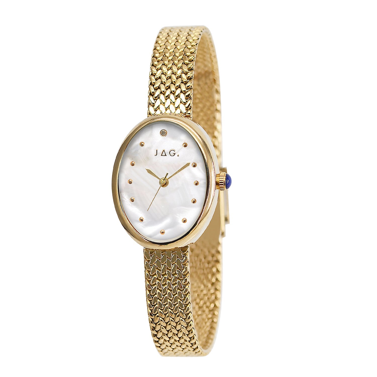 Jag Oban Womens Watch Silver Stainless Steel Elegant Everyday Timepiece
