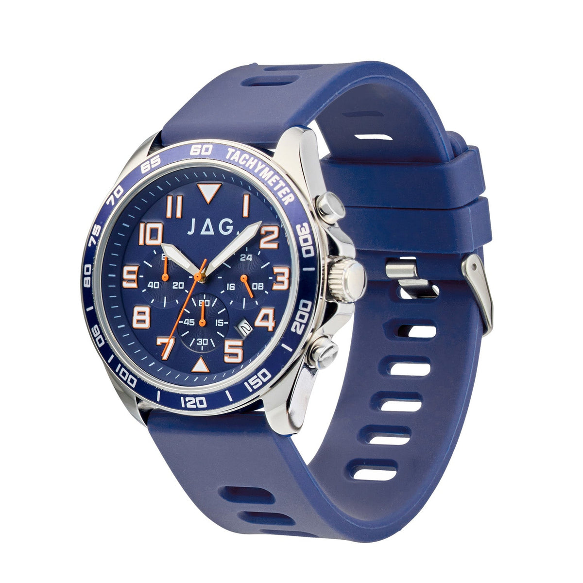 JAG Beachport Mens Navy Dial 46mm Navy Watch J3011