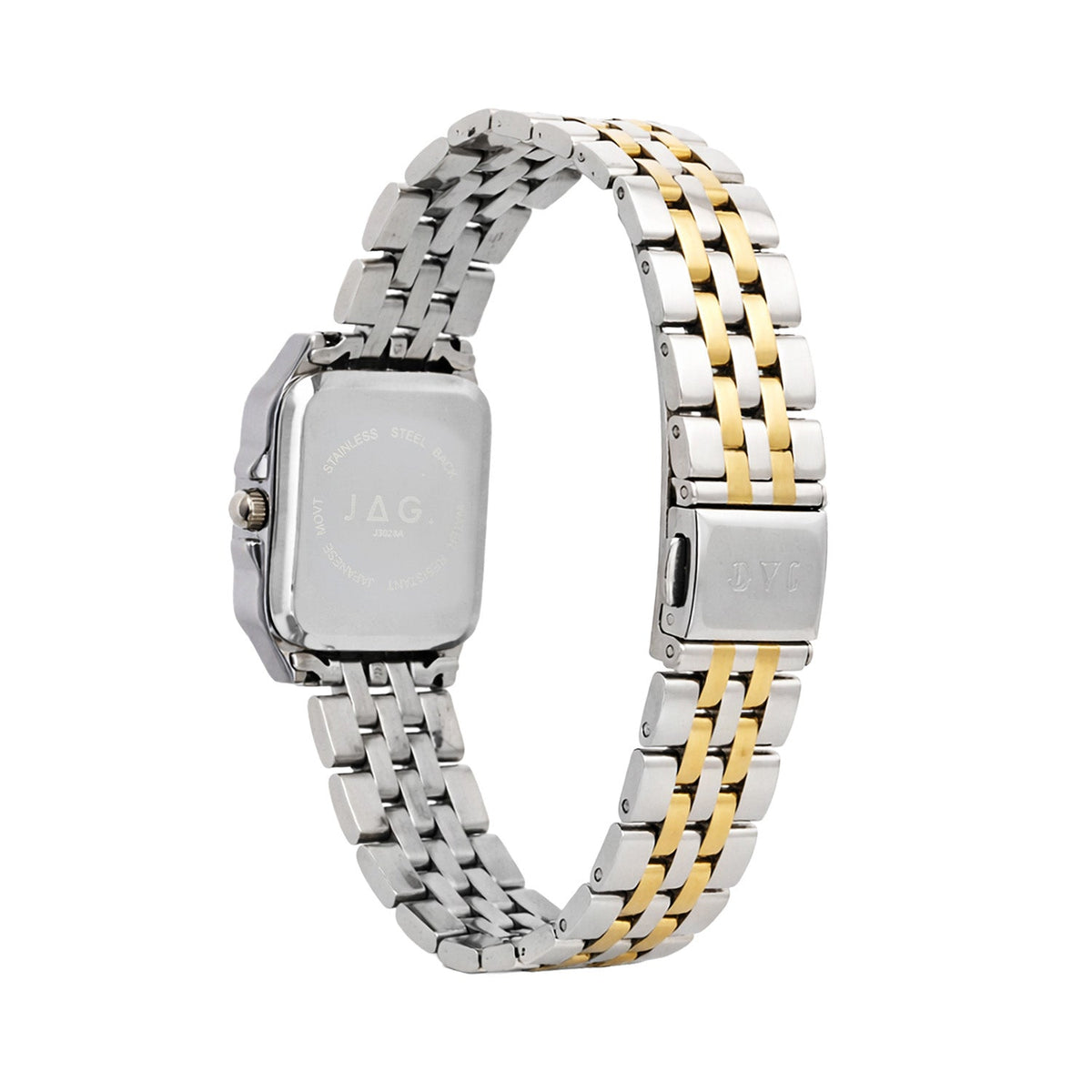 JAG Berrima Womens White MOP 20.3mm Two-Tone Watch J3028A