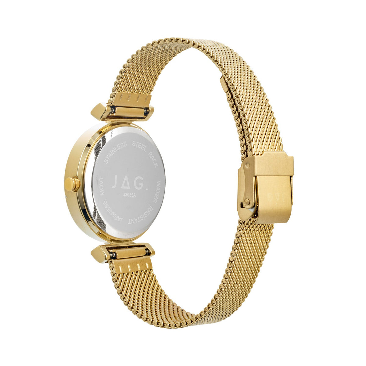 JAG Mudgee Womens Green Dial 35mm Gold Watch J3035A