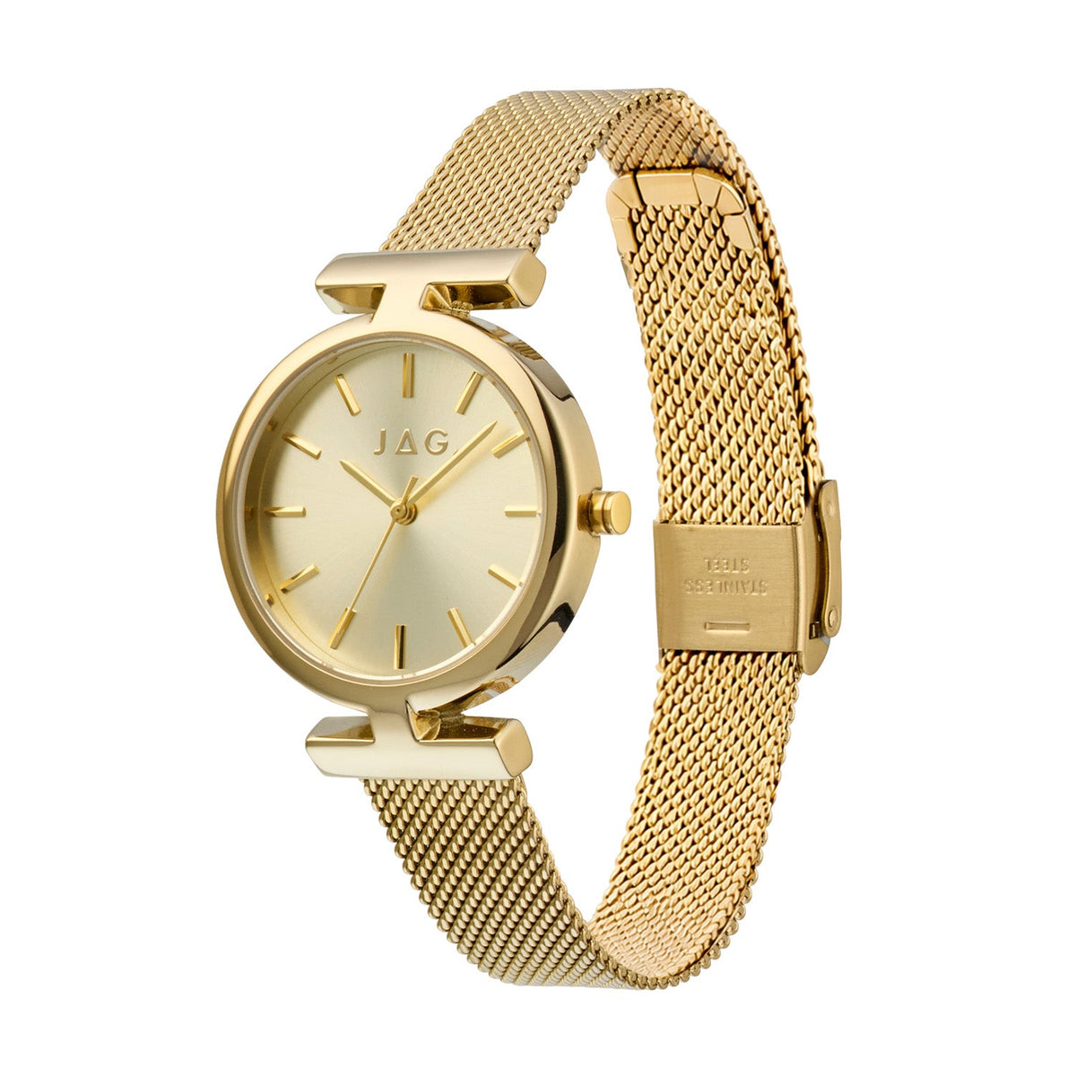 JAG Mudgee Womens Gold Dial 35mm Gold Watch J3037A