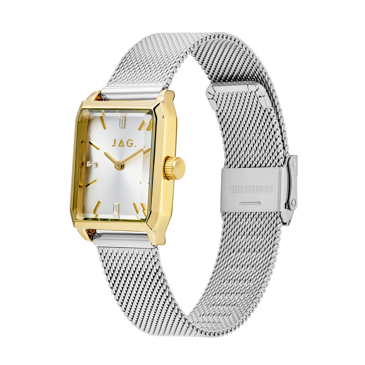 Jag Sorrento Silver Dial Silver Steel Womens Watch J3057A view 3