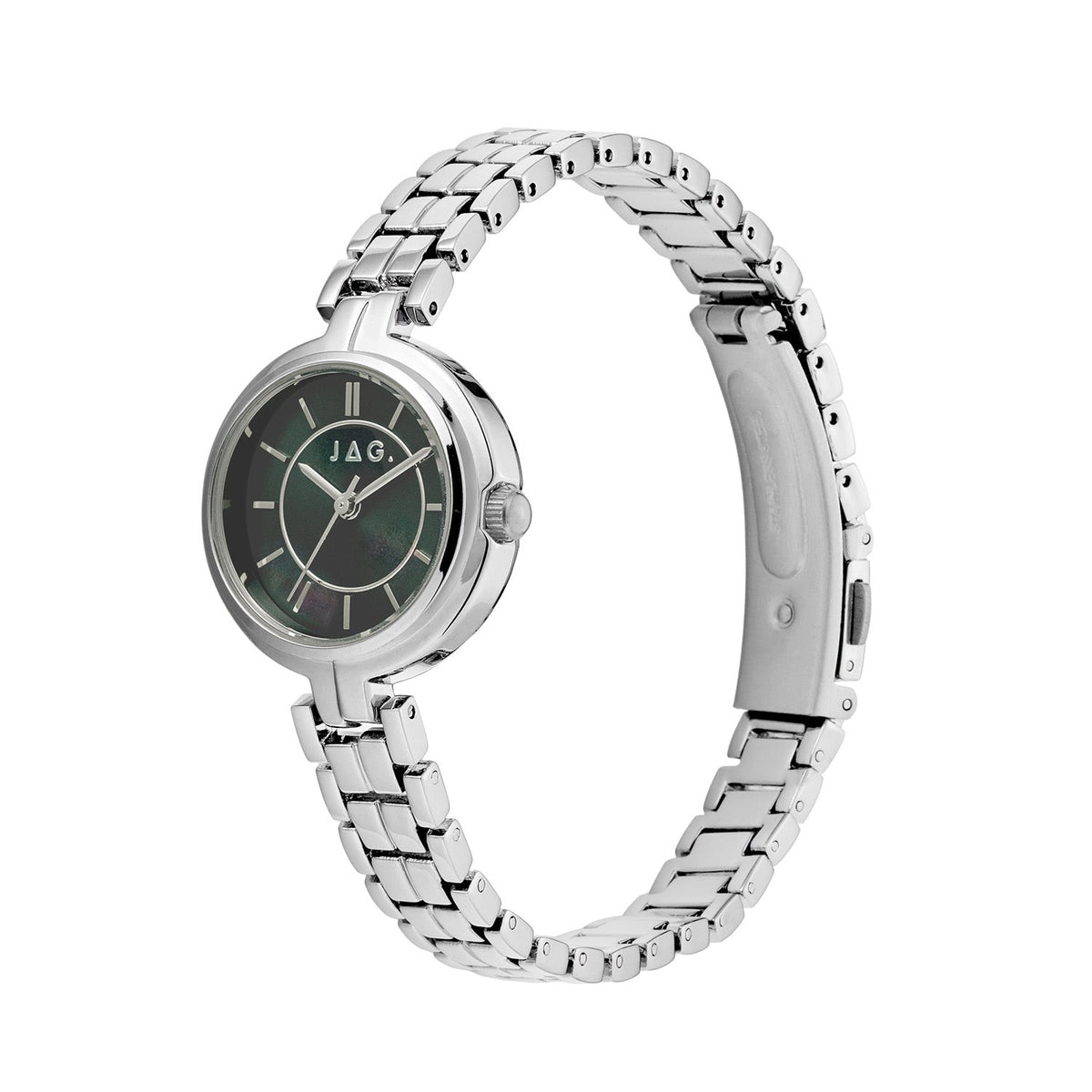 Jag Kelly Black Dial Silver Steel Womens Watch J3061A view 3