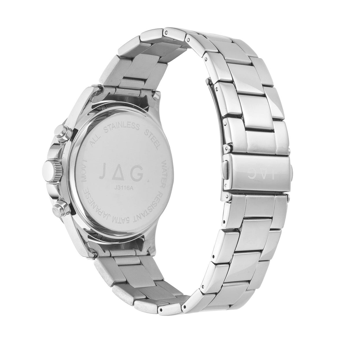 Jag Callum Green Dial Silver Steel Mens Watch J3116A view 2
