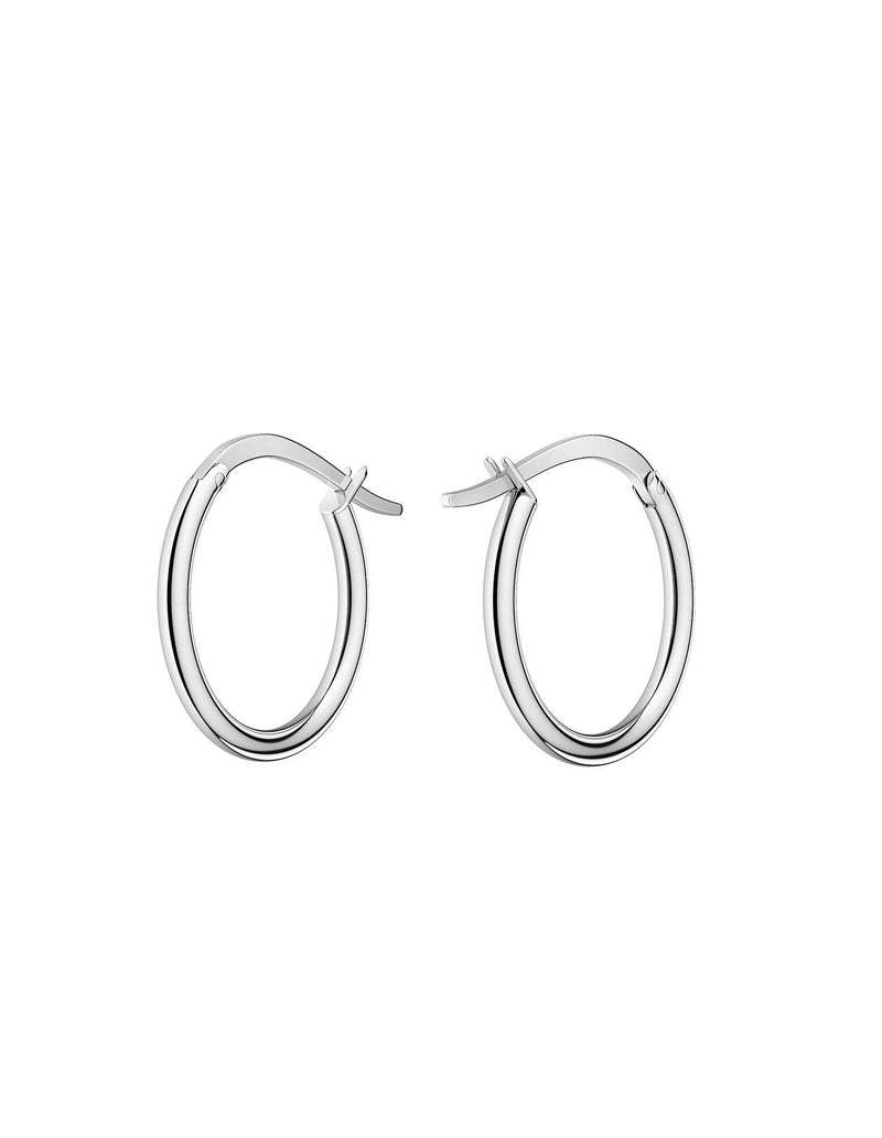 Rosefield Large Hoops Silver Earrings JELHS-J584