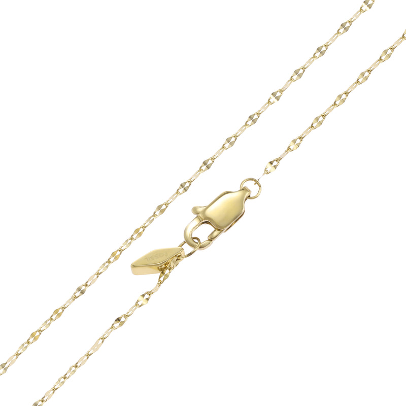 Fossil Jewelry Gold Necklace JF04426710