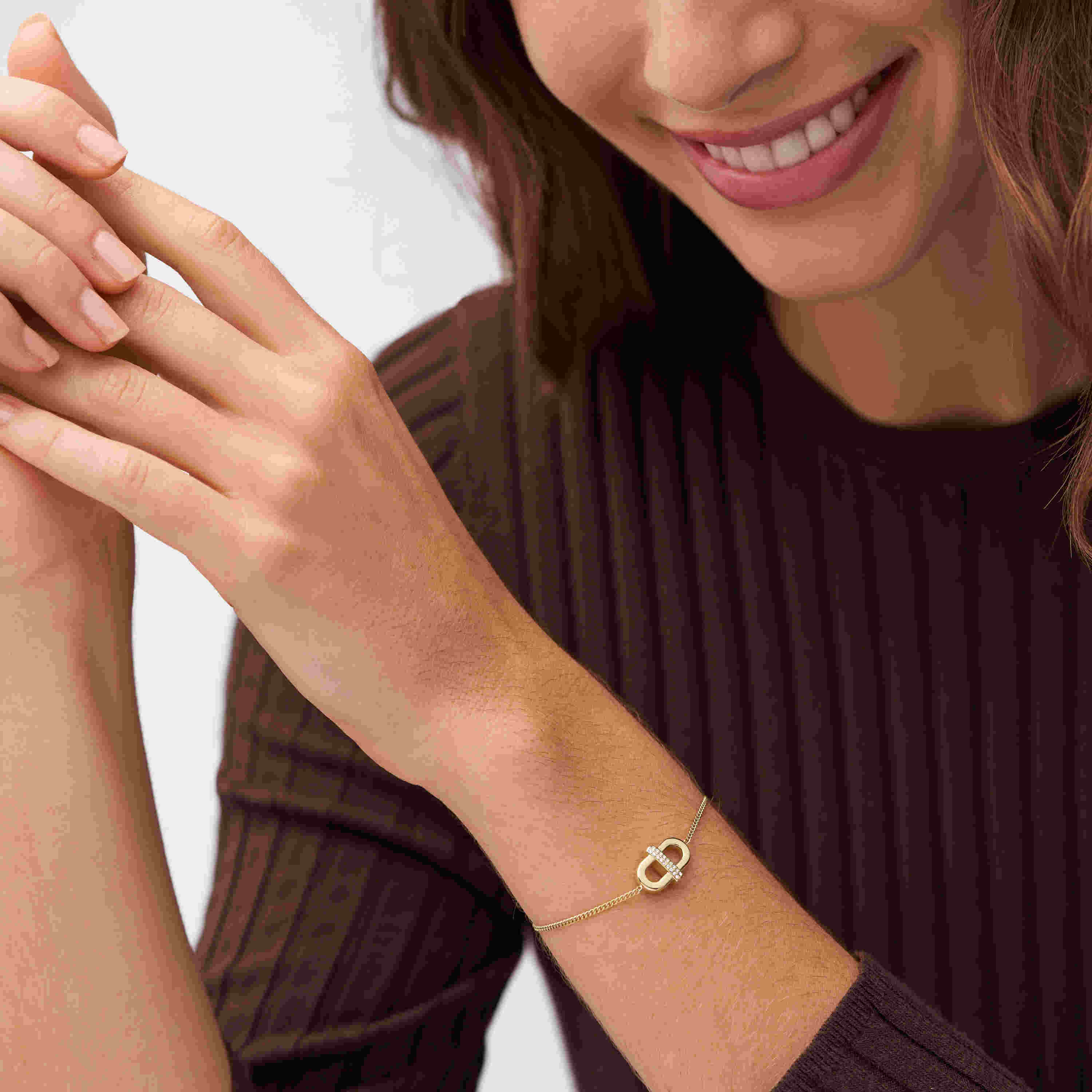 Fossil Heritage Gold Bracelet JF04584710