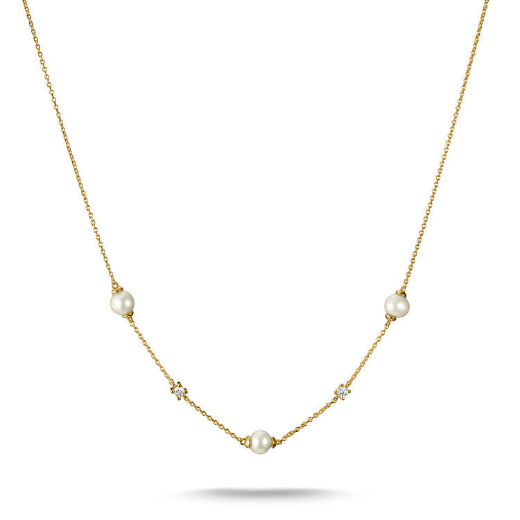 Thomas Sabo Chain with pearls and zirconia