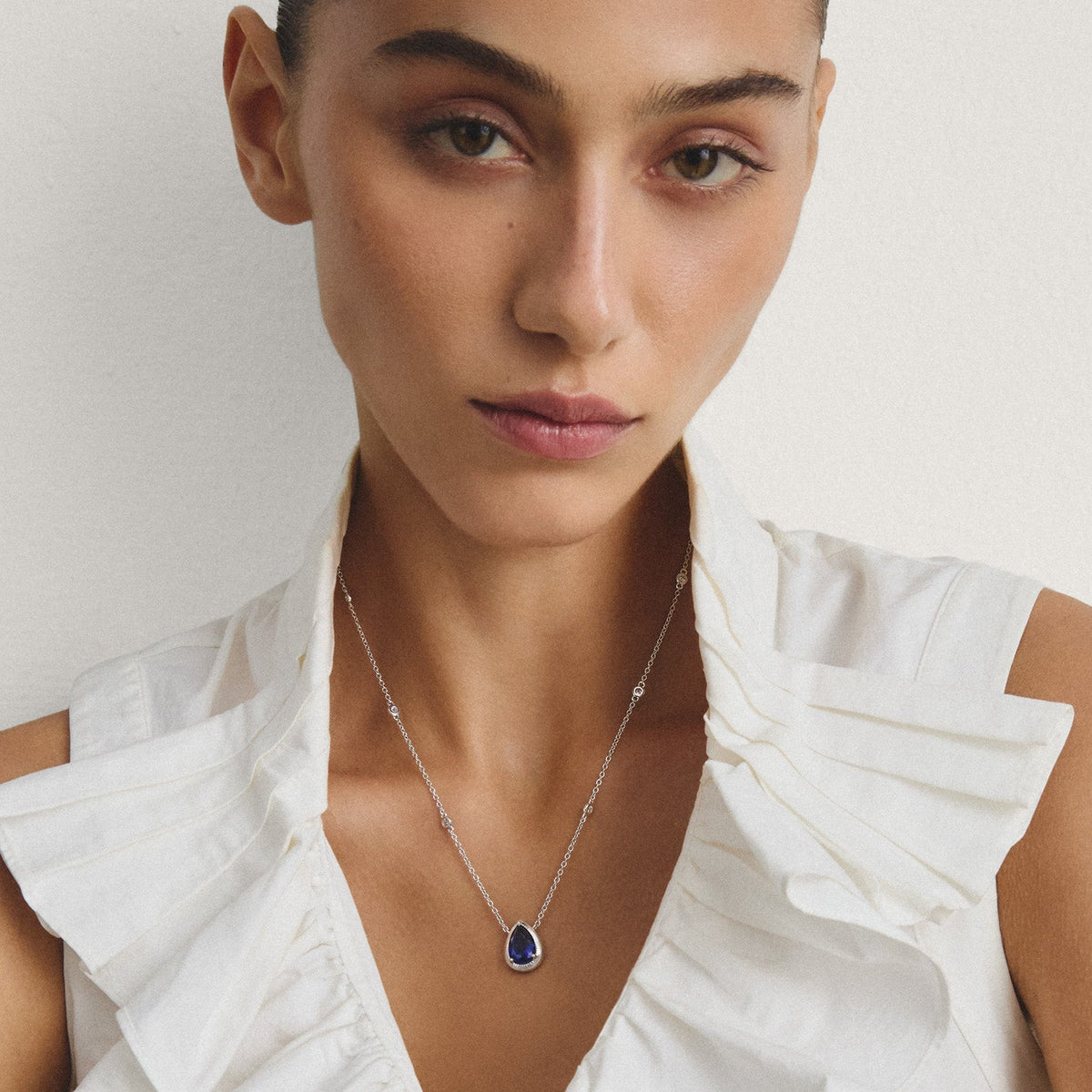 Thomas Sabo Chain with nanocrystal in teardrop shape