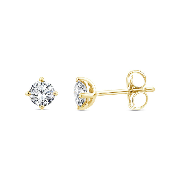LAB DIAMONDS BY DGA CORE 0.75ct Lab Grown Diamond in 9K Yellow Gold Women's Earrings LGEF-9712-Y