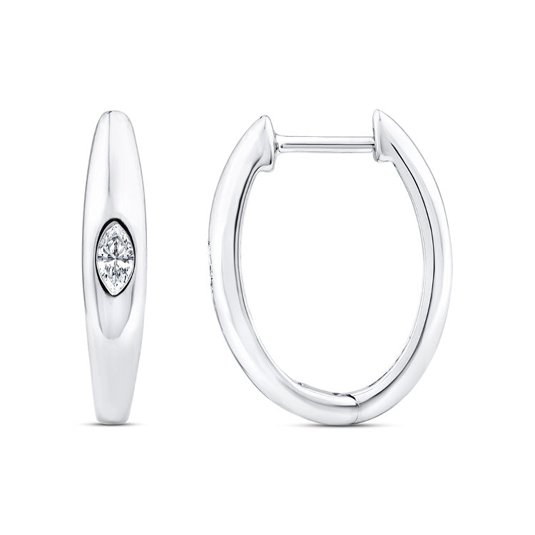 0.12ct Lab Grown Diamond Earrings in 9K White Gold