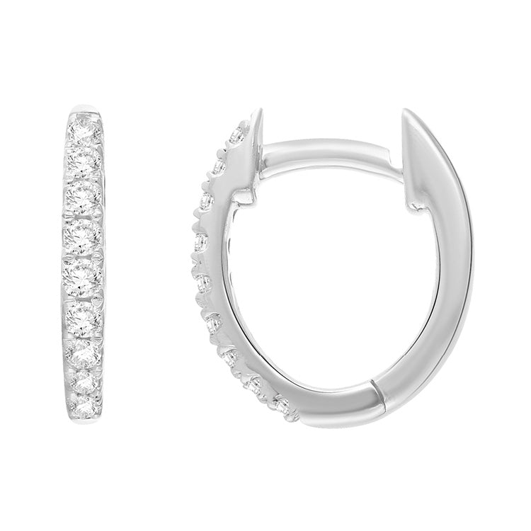 0.15ct Lab Grown Diamond Earrings in 9K White Gold