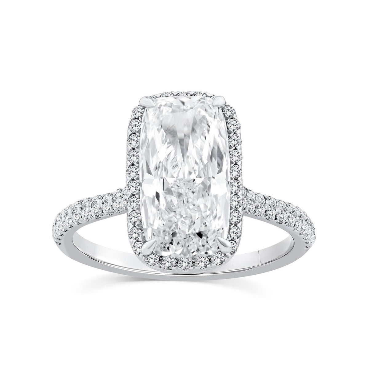 3.50ct Lab Grown Diamond Northern Ray Ring in Platinum