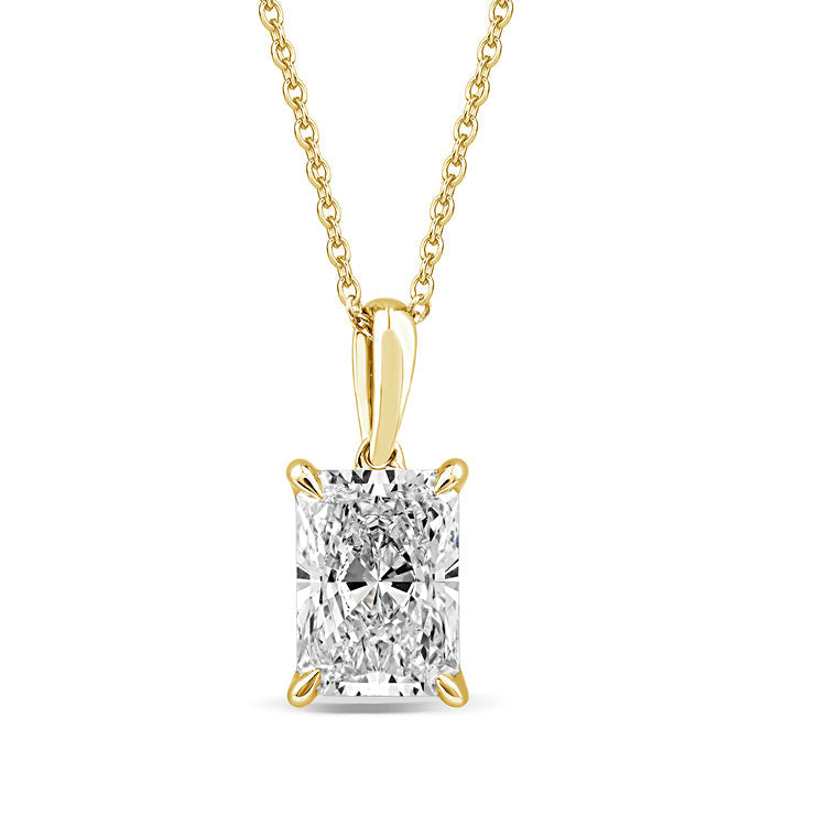 1.00ct Lab Grown Diamond Necklace in 9K Yellow Gold