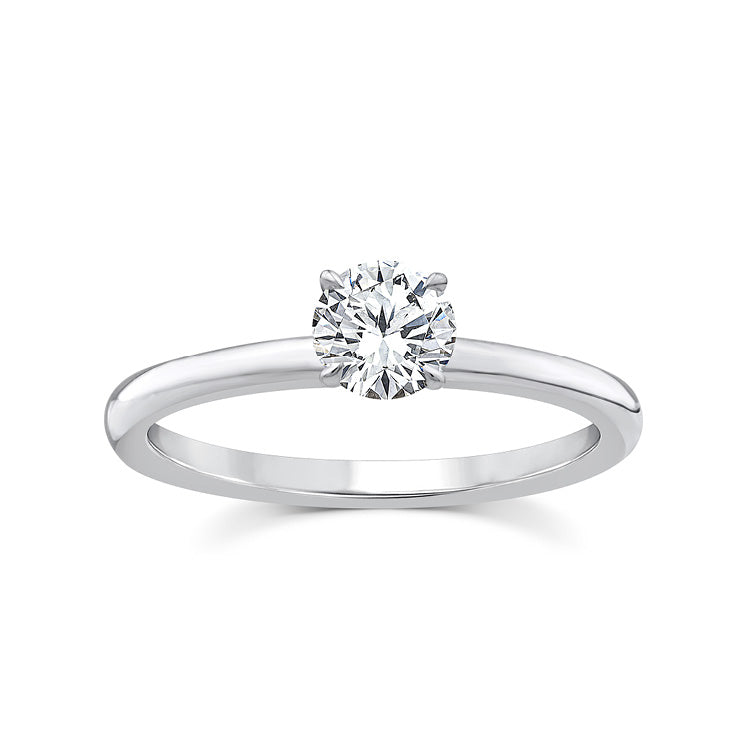 0.50ct Lab Grown Diamond Ring in 9K White Gold