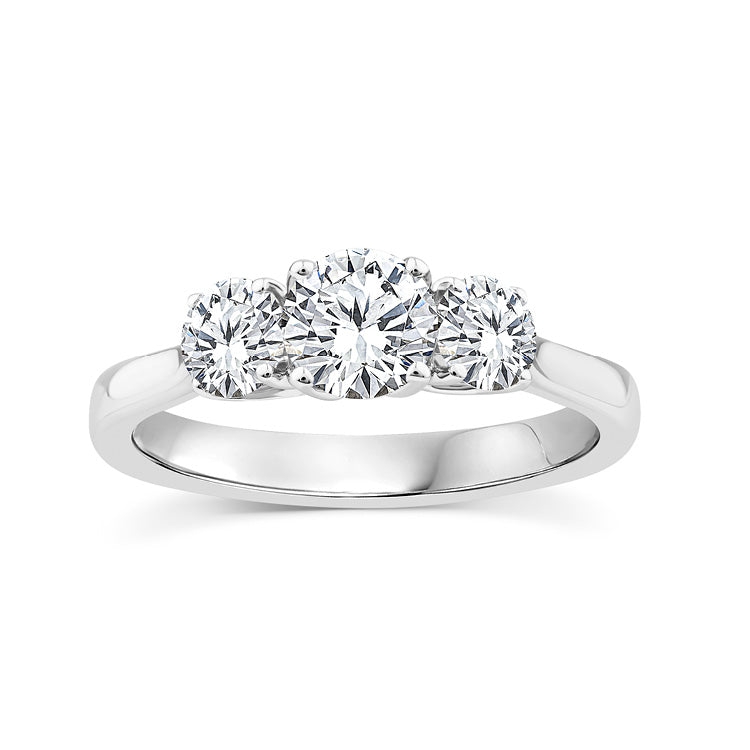 1.00ct Lab Grown Diamond Ring in 9K White Gold