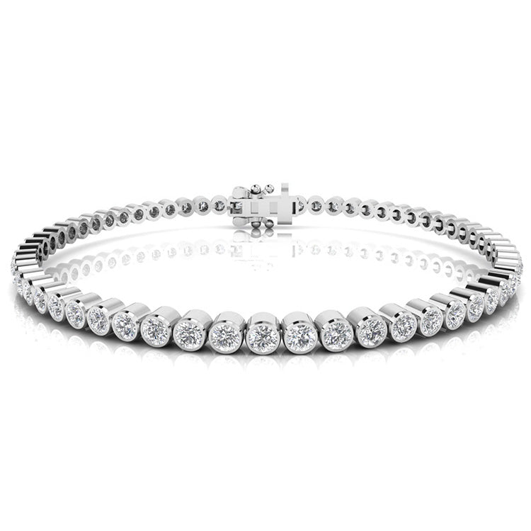 3.00ct Lab Grown Diamond Bracelet in 9K White Gold