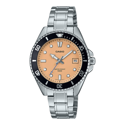 Casio Standard Analogue Diver Stainless Steel Watch MDV10D-4A2