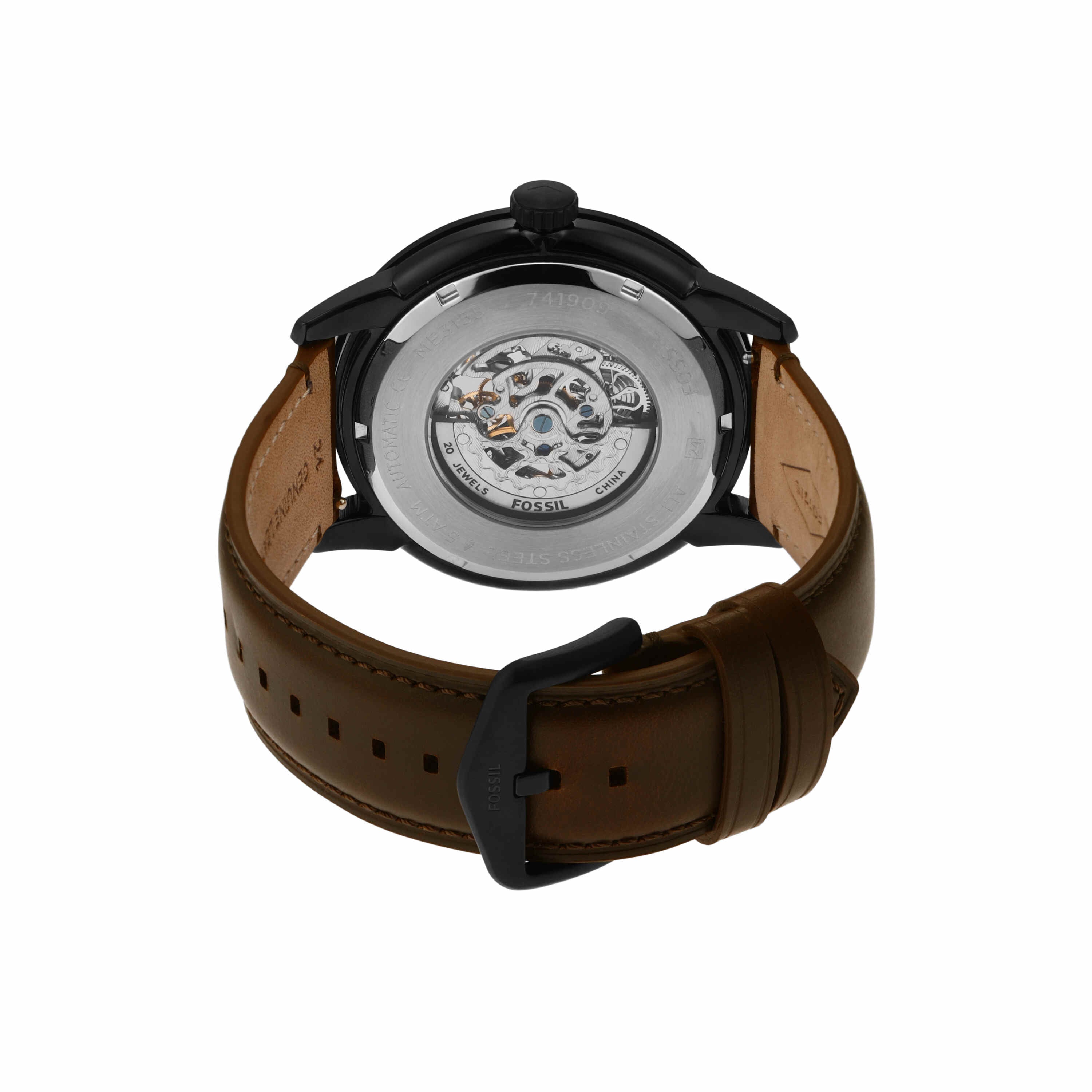 Fossil Townsman Automatic Leather Mens Watch