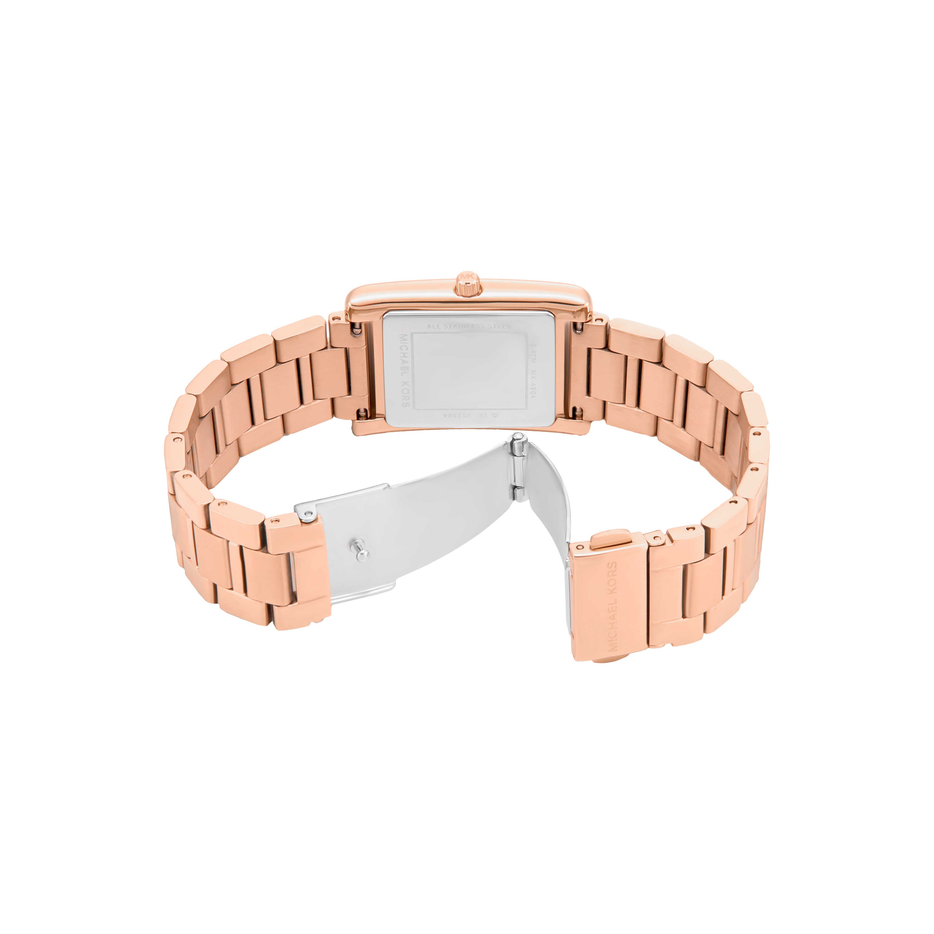 Michael Kors Essex Rose Gold Dial Stainless Steel Watch MK4905