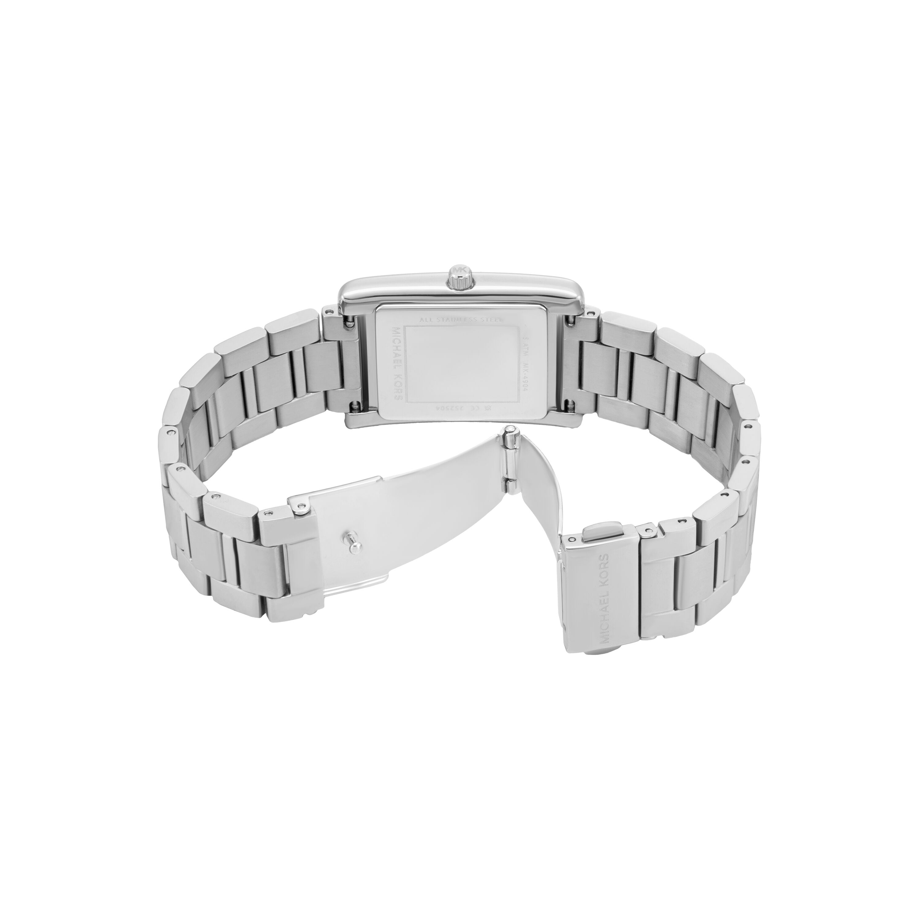 Michael Kors Essex Silver Dial Stainless Steel Watch MK4906