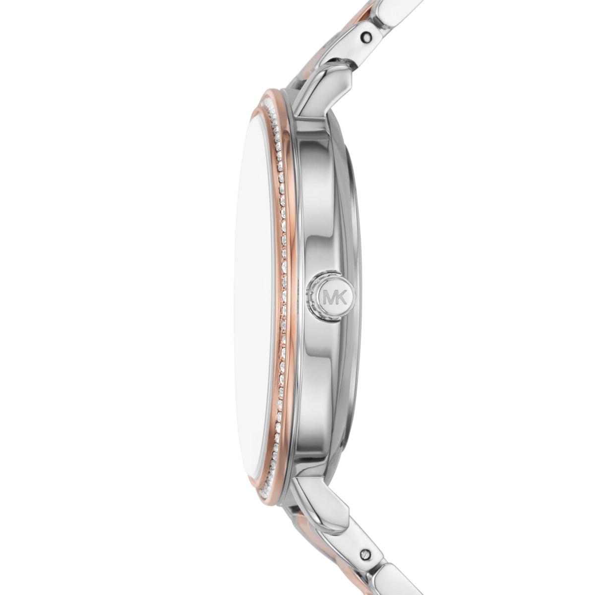 Michael Kors Pyper White Dial Two Tone Stainless Steel Watch MK4920