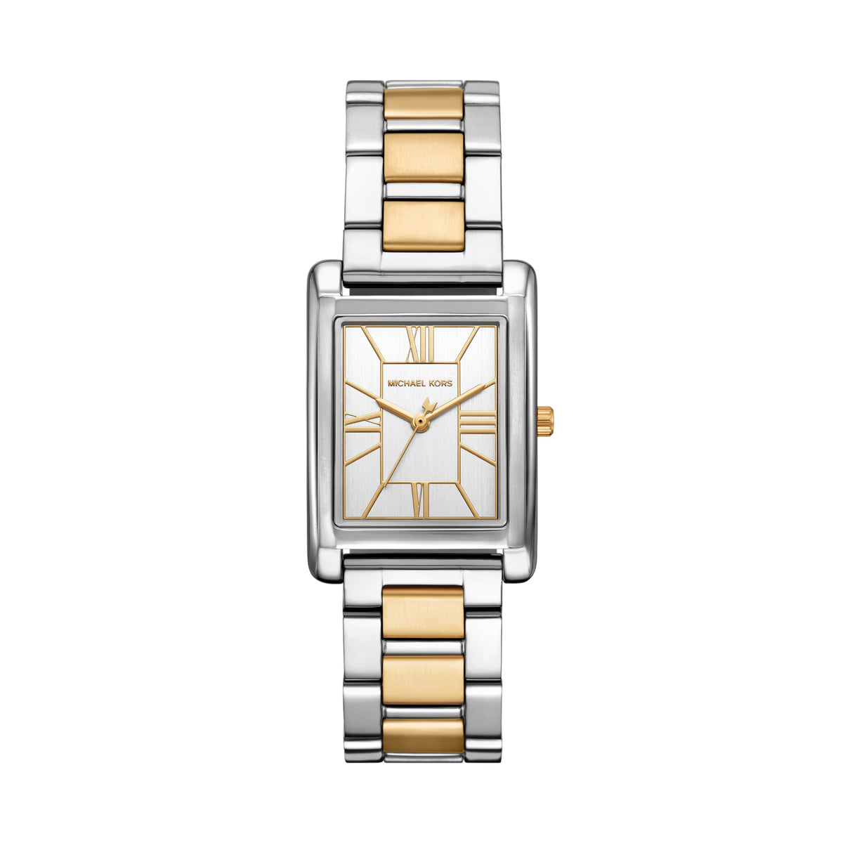 Michael Kors Essex White Dial Two Tone Stainless Steel Watch MK4967