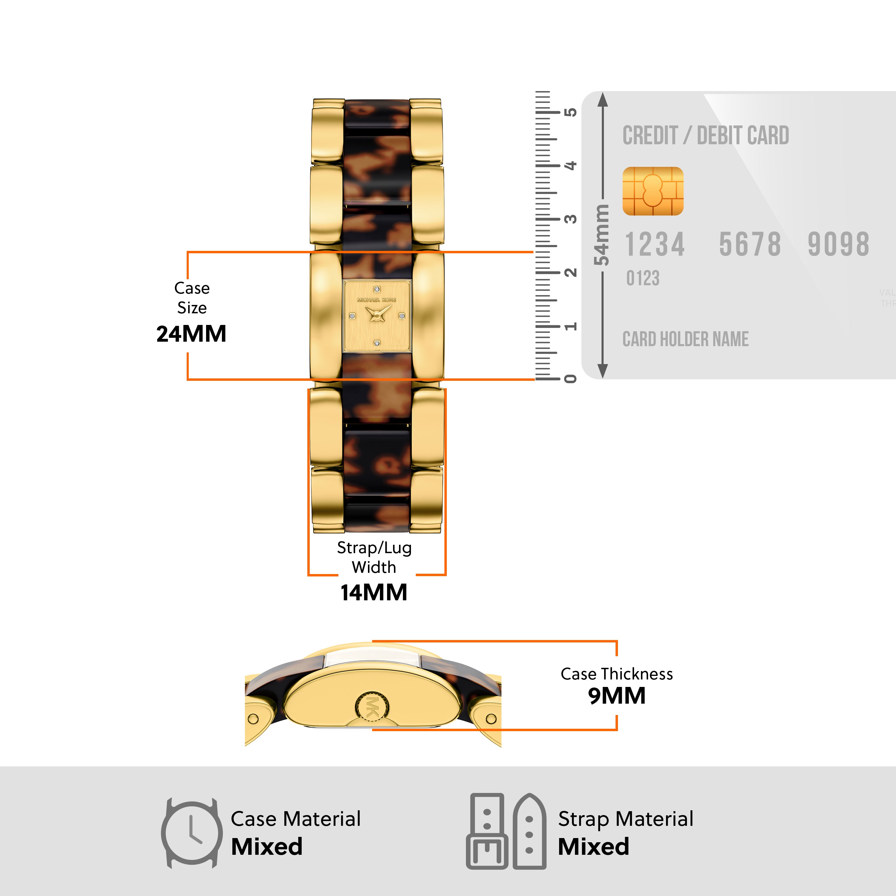 Michael Kors Darrington Two-Tone Stainless Steel Watch MK7591
